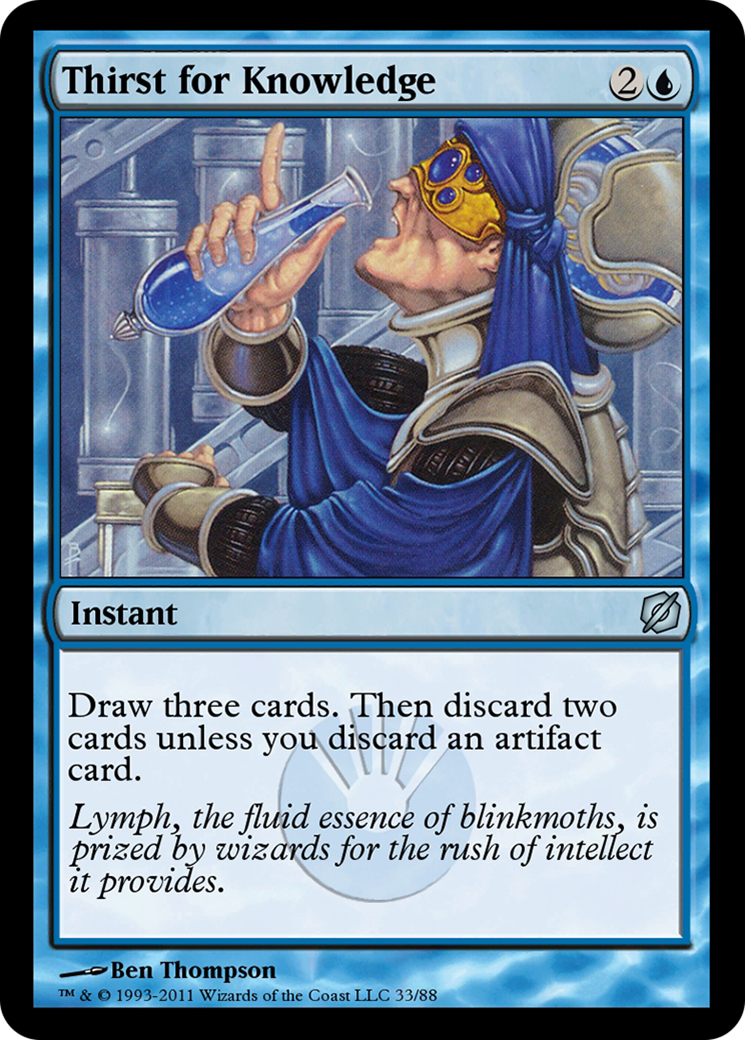 Image of Thirst for Knowledge (TD2-033) - Duel Decks: Mirrodin Pure vs. New Phyrexia