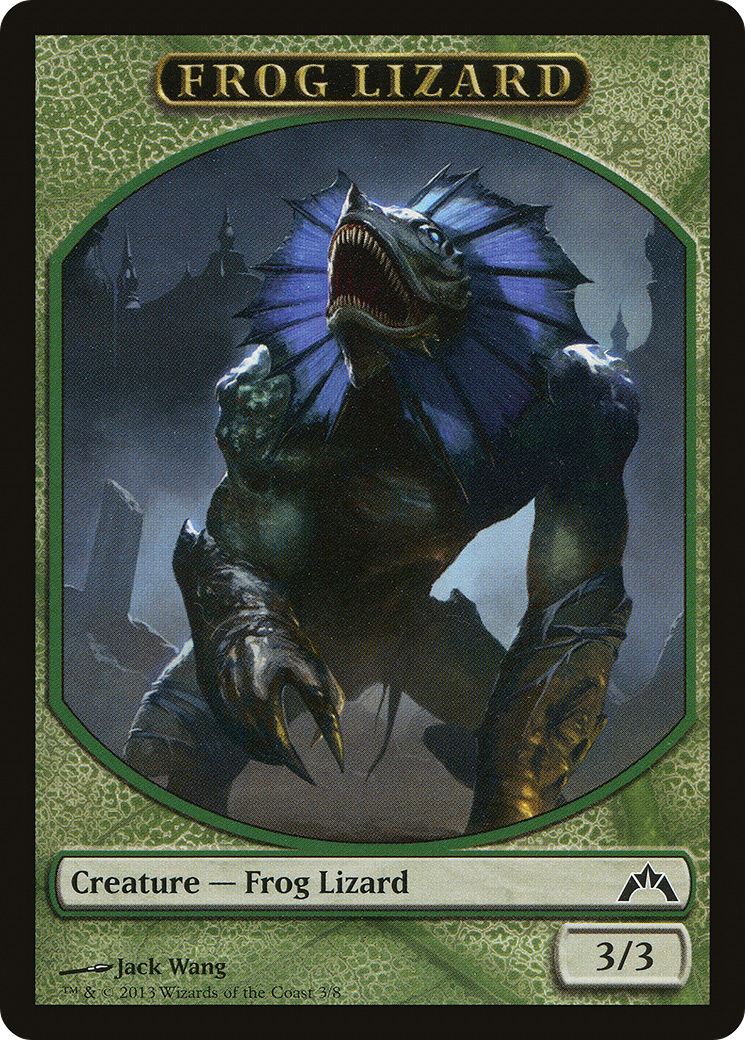 Image of Frog Lizard Token (GTC-003) - Gatecrash Tokens
