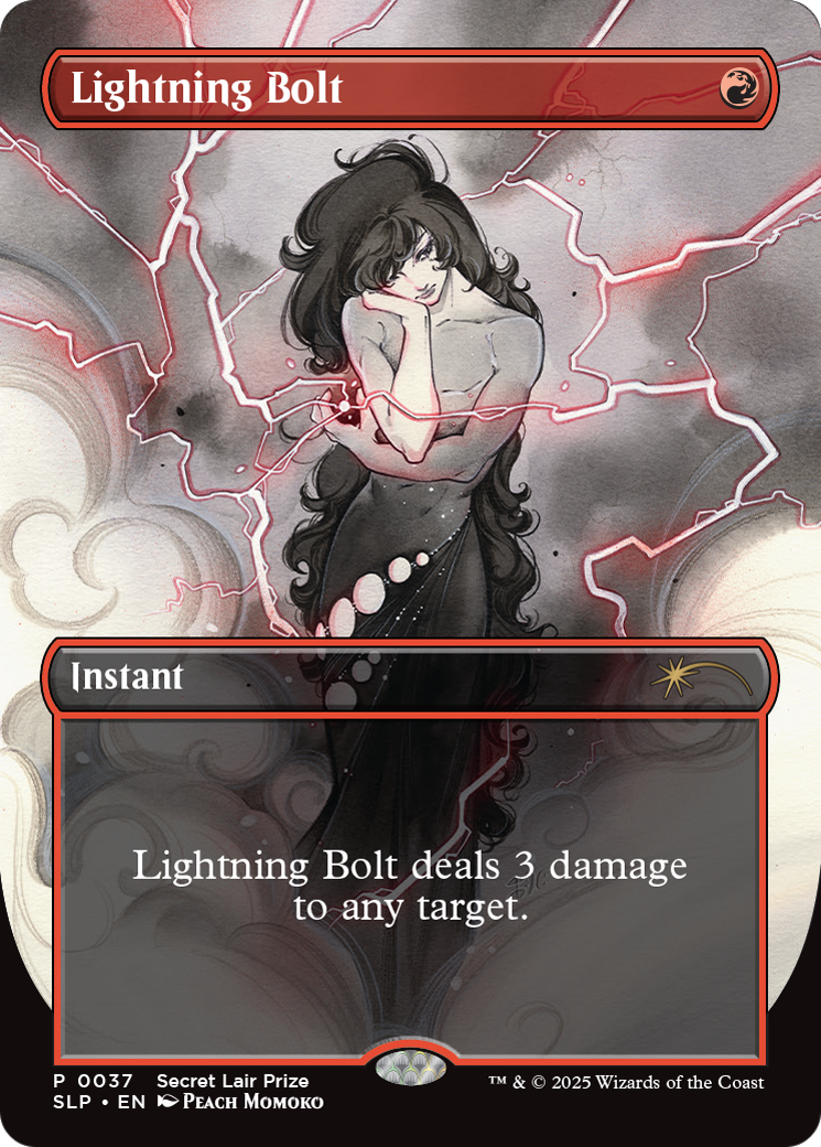 Image of Lightning Bolt (0037) (SLP-037) - Secret Lair Showdown