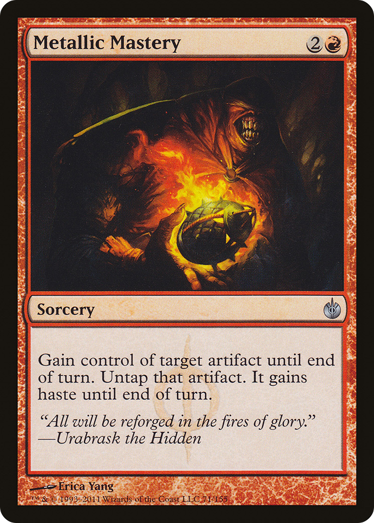 Image of Metallic Mastery (MBS-071) - Mirrodin Besieged