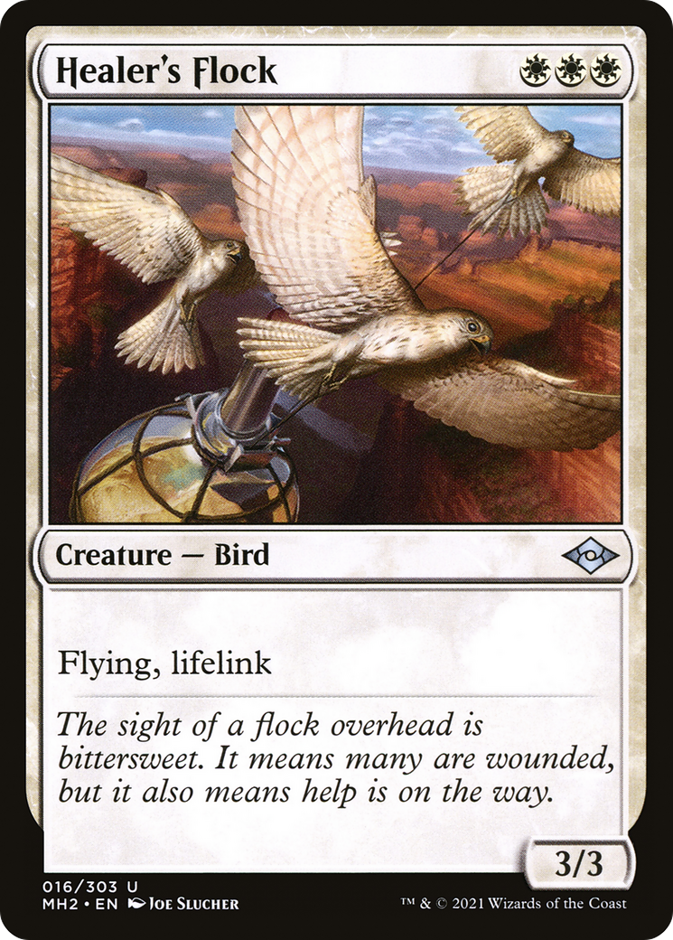 Image of Healer's Flock (MH2-016) - Modern Horizons 2 Foil