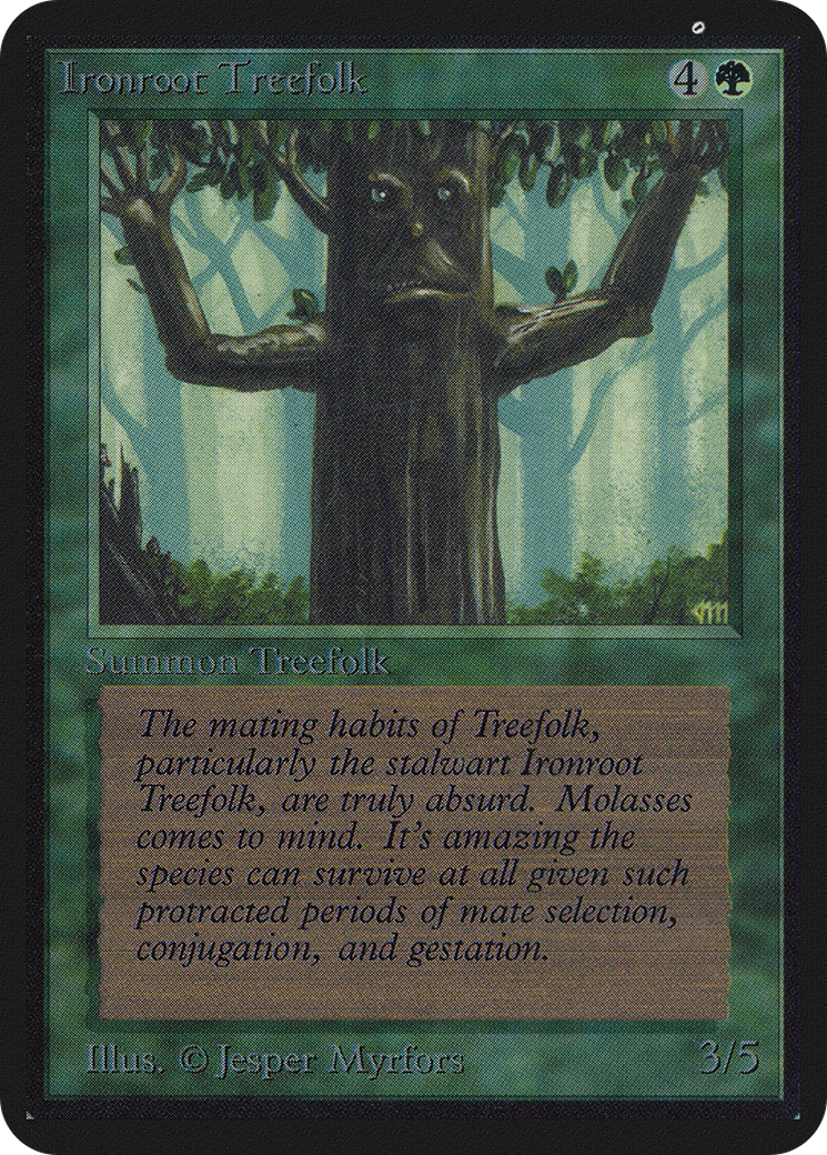 Image of Ironroot Treefolk (LEA-) - Limited Edition Alpha
