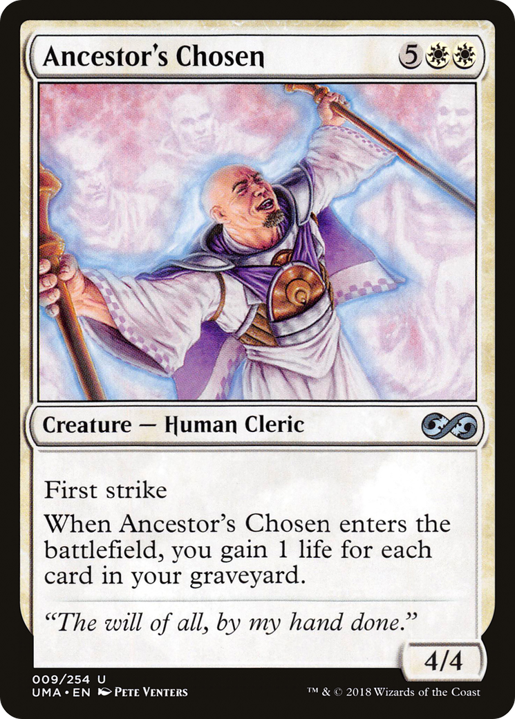 Image of Ancestor's Chosen (UMA-009) - Ultimate Masters Foil