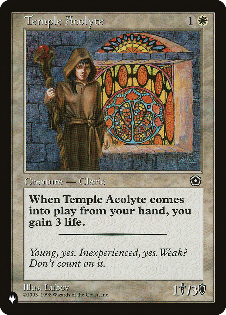 Image of Temple Acolyte (LIST-P02-23) - The List