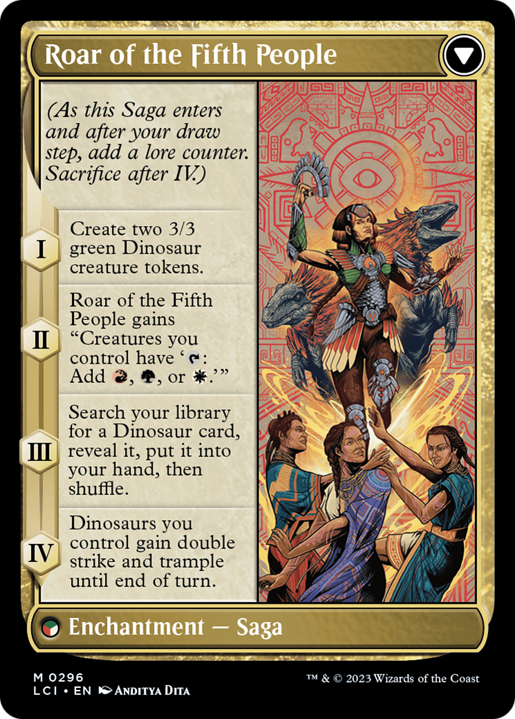 Image of Huatli, Poet of Unity (Showcase) (LCI-296) - The Lost Caverns of Ixalan: (Showcase)