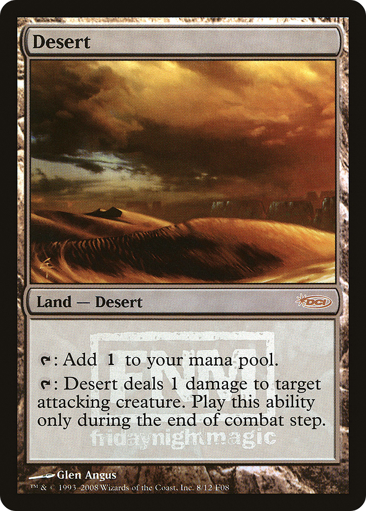 Image of Desert (FNM-008) - Friday Night Magic 2008 Foil
