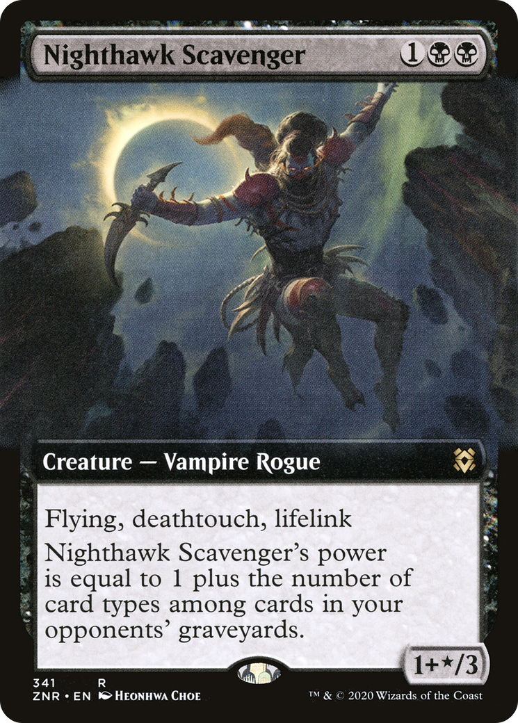 Image of Nighthawk Scavenger (Extended Art) (ZNR-341) - Zendikar Rising: (Extended Art) Foil