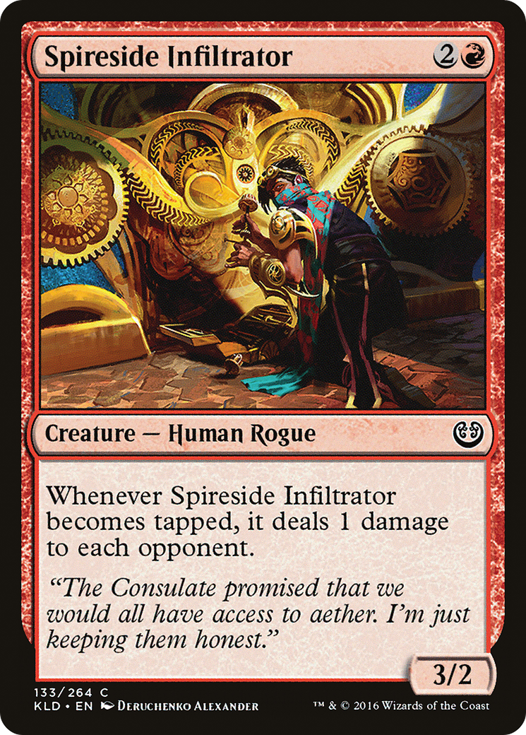 Image of Spireside Infiltrator (KLD-133) - Kaladesh Foil