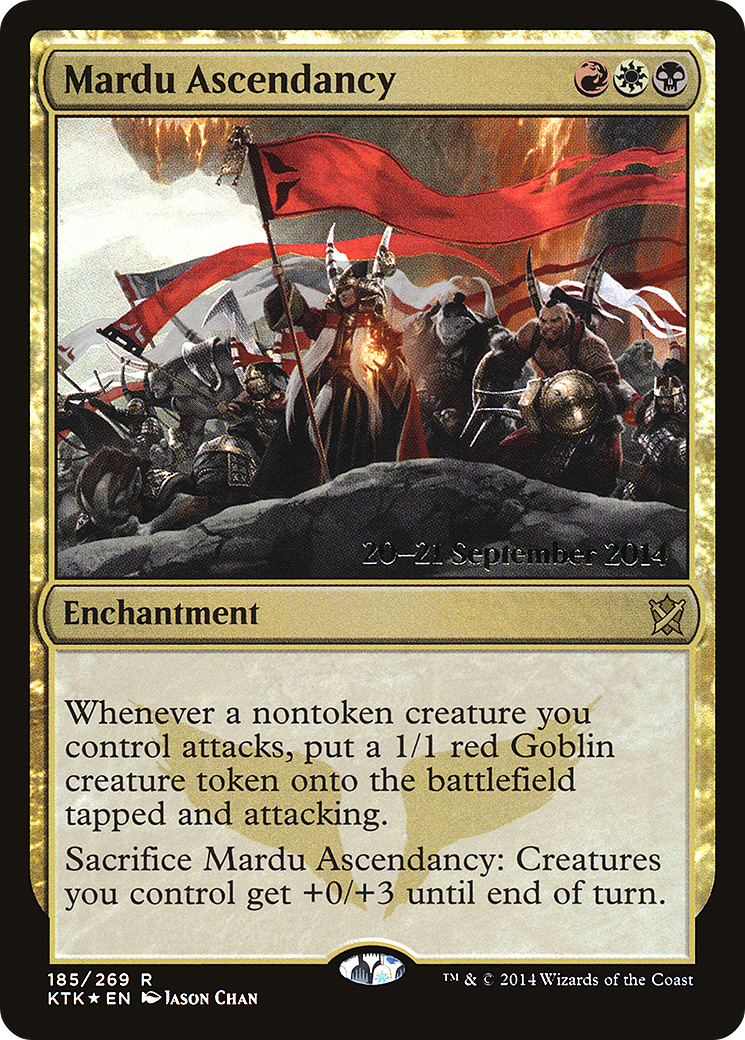 Image of Mardu Ascendancy (PRE-185) - Khans of Tarkir Promos Foil