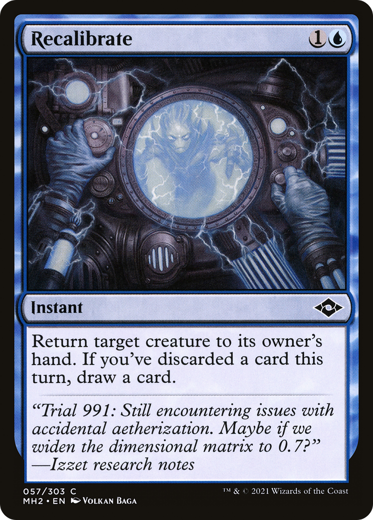 Image of Recalibrate (MH2-057) - Modern Horizons 2 Foil