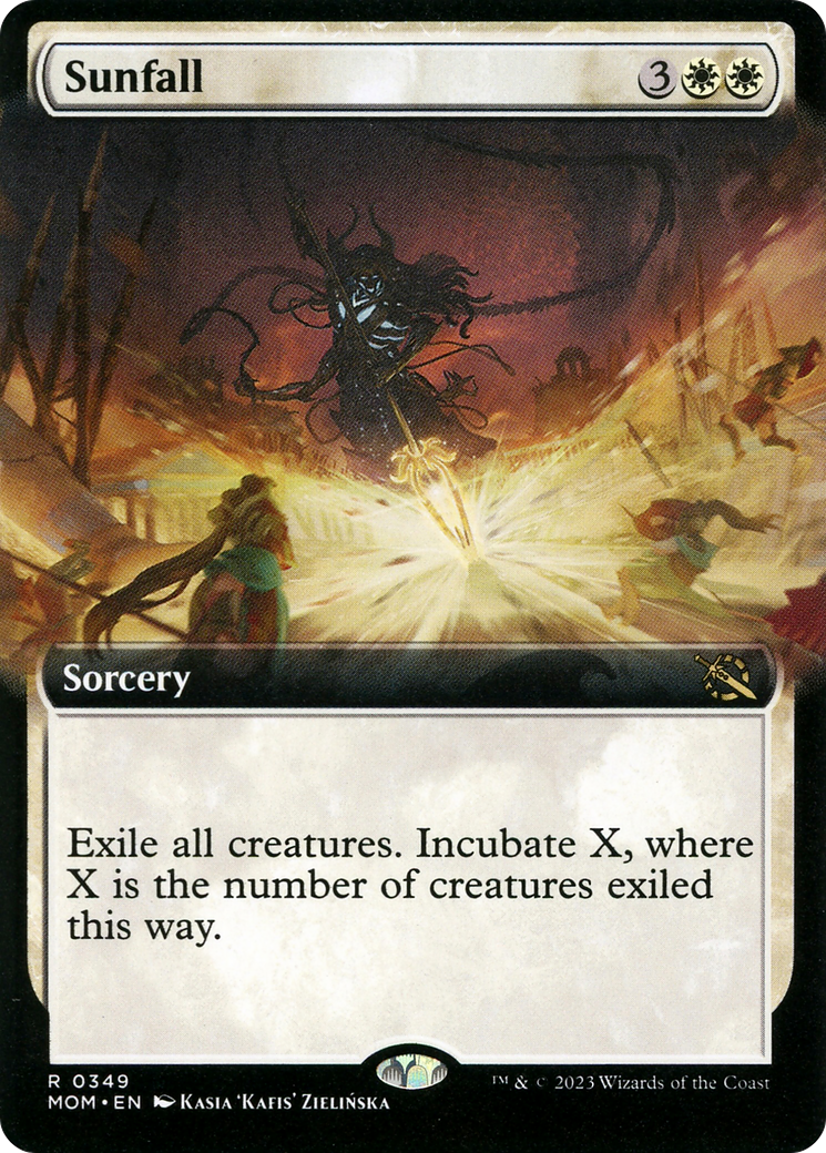 Image of Sunfall (Extended Art) (MOM-349) - March of the Machine: (Extended Art) Foil
