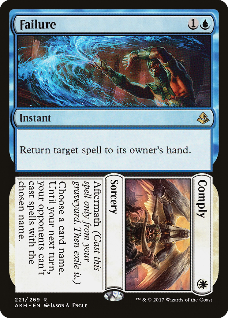 Image of Failure // Comply (AKH-221) - Amonkhet