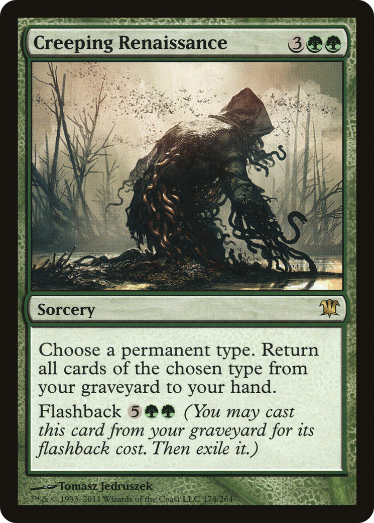 Image of Creeping Renaissance (ISD-174) - Innistrad Foil