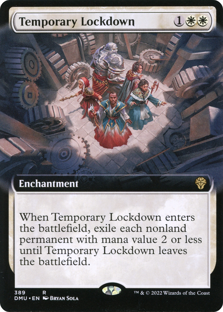 Image of Temporary Lockdown (Extended Art) (DMU-389) - Dominaria United: (Extended Art) Foil
