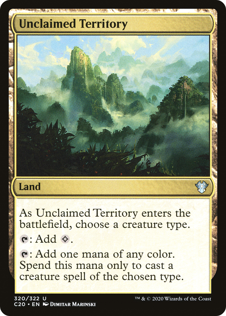 Image of Unclaimed Territory (C20-320) - Commander 2020