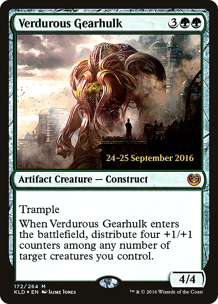 Image of Verdurous Gearhulk (PRE-172) - Kaladesh Promos Foil