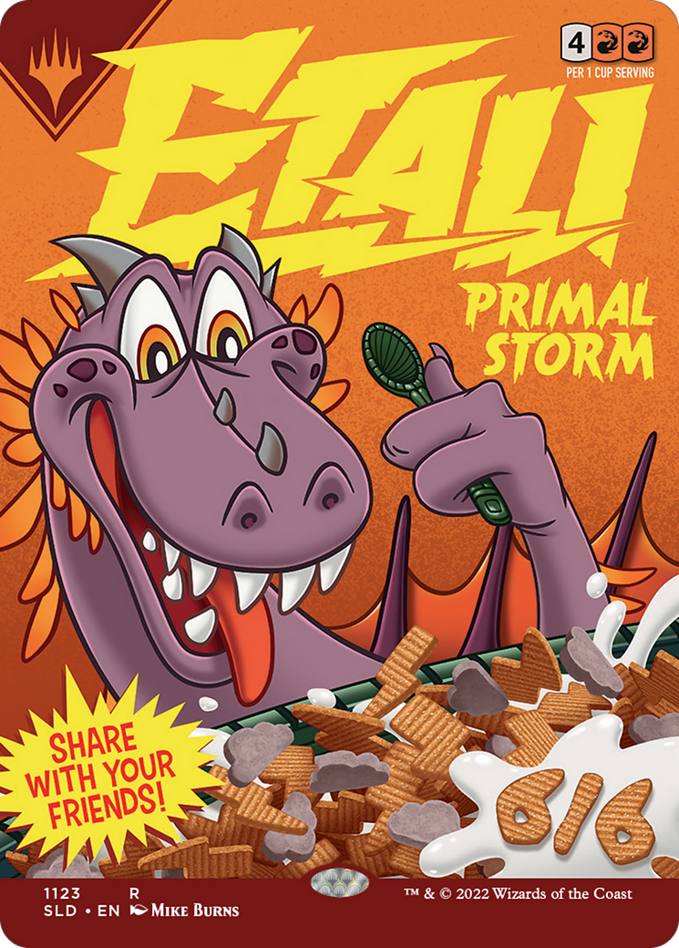 Image of Etali, Primal Storm (SLD-1123) - Secret Lair Drop (Borderless)