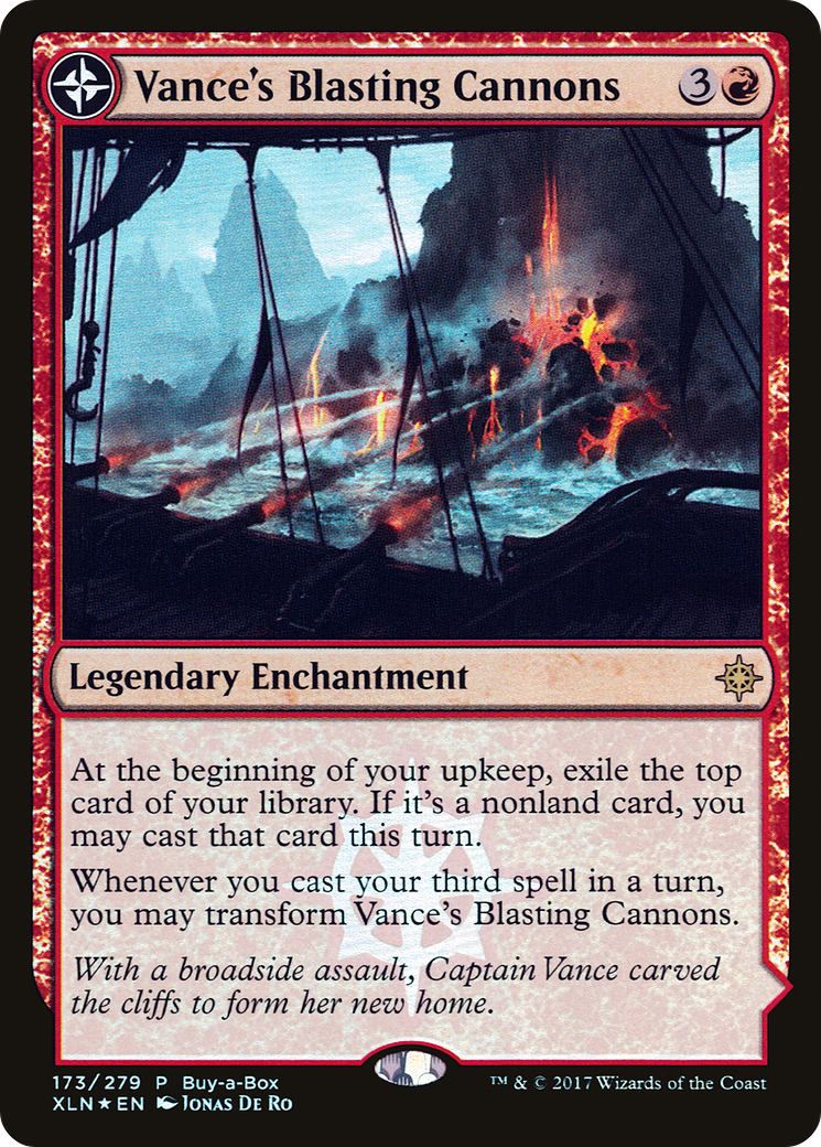 Image of Vance's Blasting Cannons (BABP-173) - XLN Treasure Chest: (compasslanddfc) Foil
