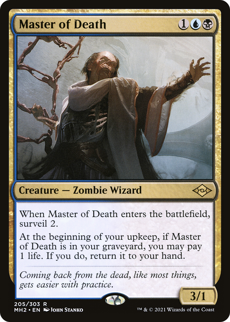 Image of Master of Death (MH2-205) - Modern Horizons 2 Foil