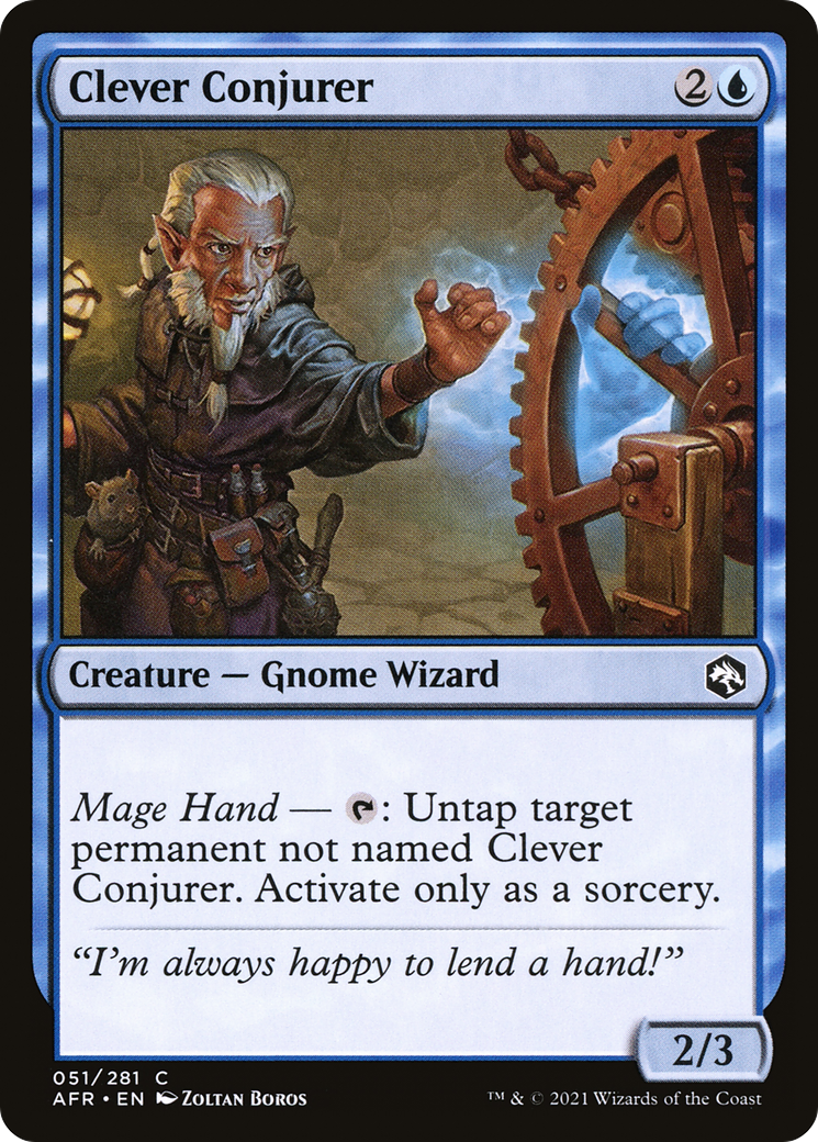 Image of Clever Conjurer (AFR-051) - Adventures in the Forgotten Realms Foil