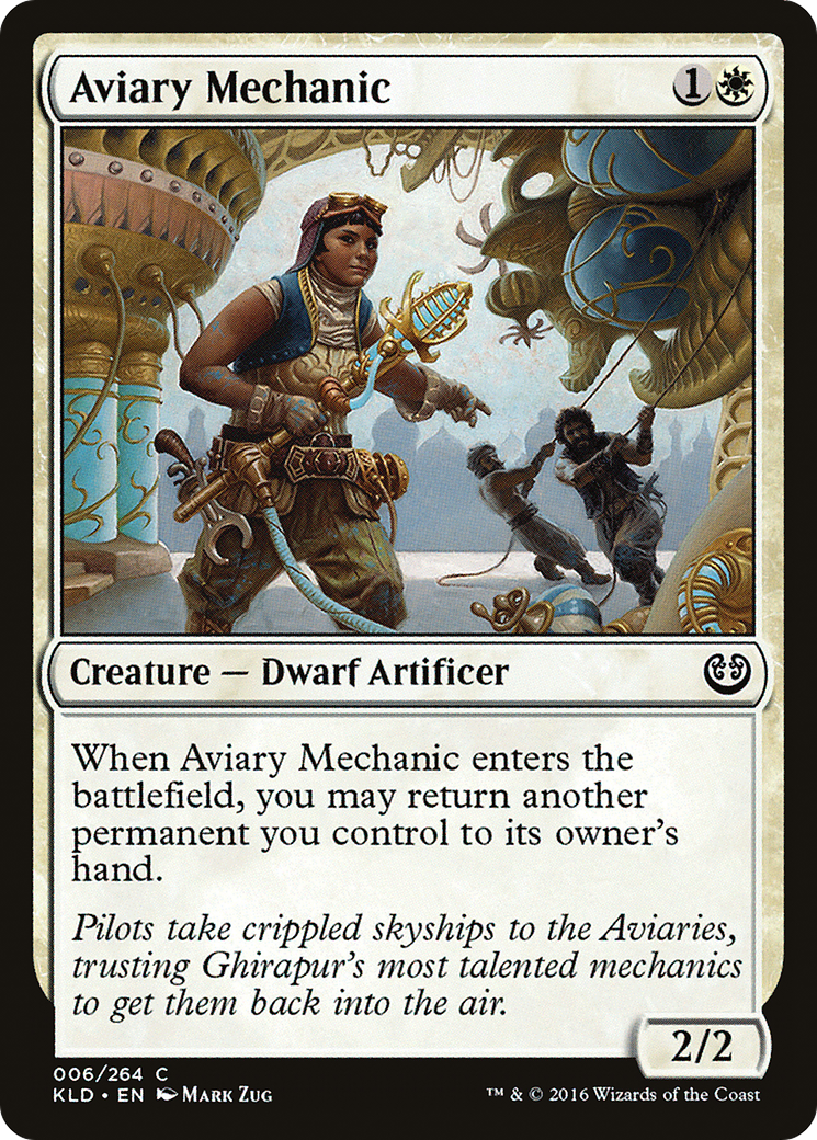 Image of Aviary Mechanic (KLD-006) - Kaladesh Foil