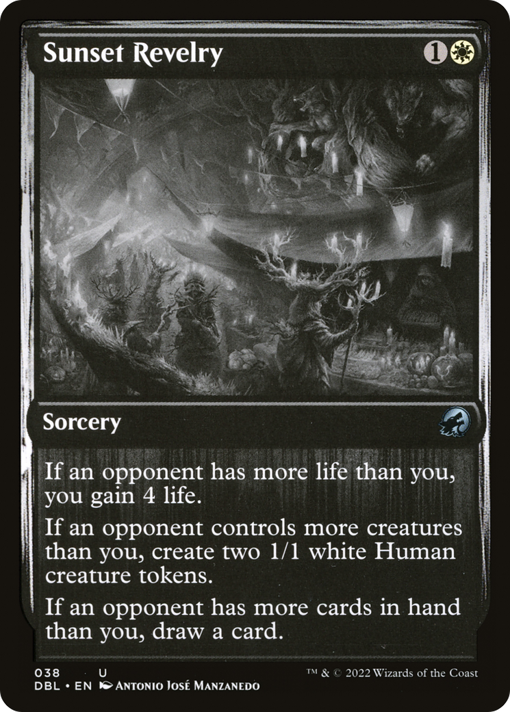 Image of Sunset Revelry (DBL-038) - Innistrad: Double Feature Foil