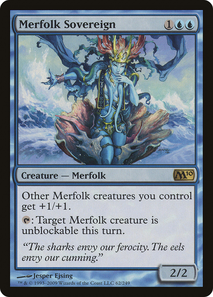 Image of Merfolk Sovereign (M10-062) - Magic 2010