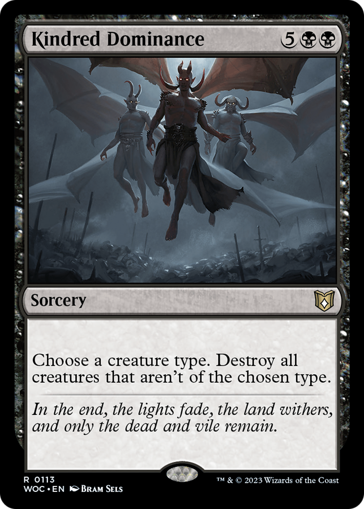 Image of Kindred Dominance (WOC-113) - Wilds of Eldraine Commander