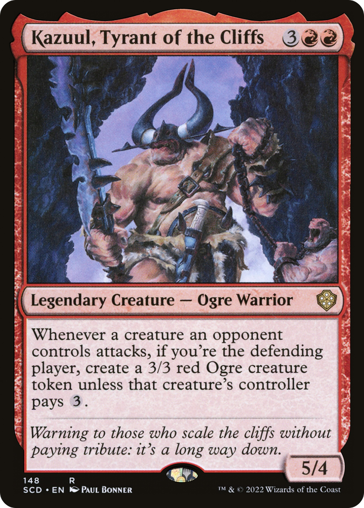 Image of Kazuul, Tyrant of the Cliffs (SCD-148) - Starter Commander Decks