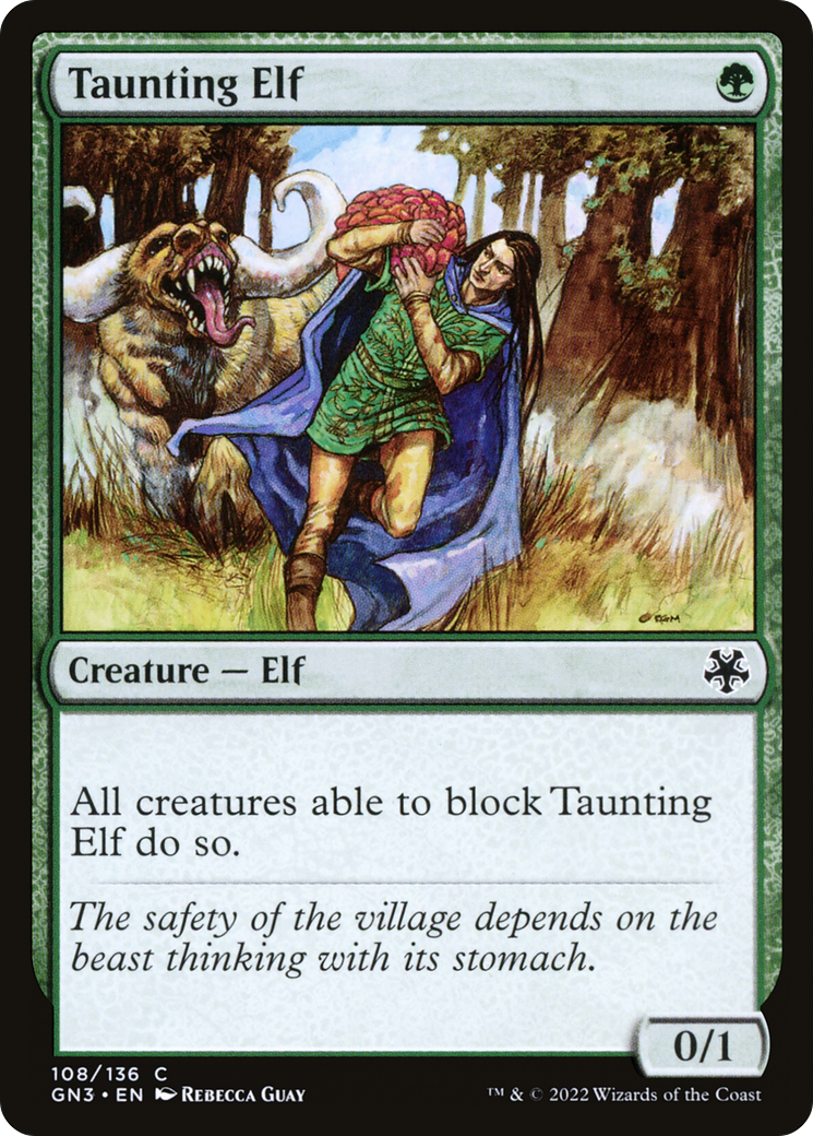 Image of Taunting Elf (GN3-108) - Game Night: Free-for-All