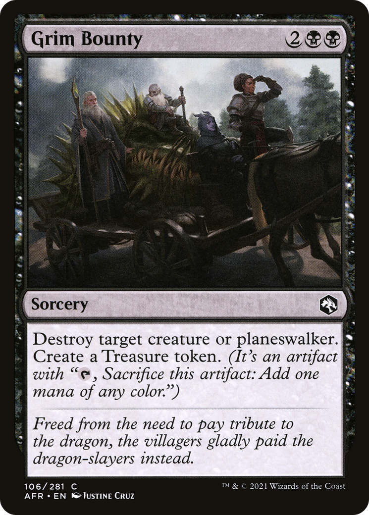 Image of Grim Bounty (AFR-106) - Adventures in the Forgotten Realms Foil
