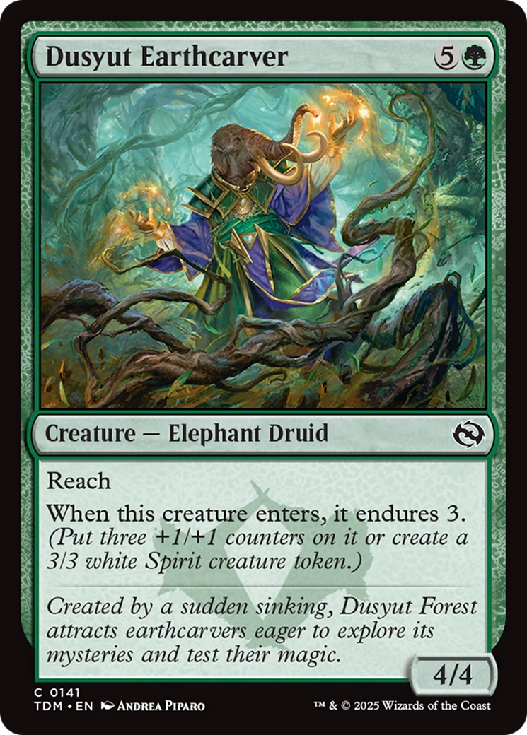 Image of Dusyut Earthcarver (TDM-141) - Tarkir: Dragonstorm