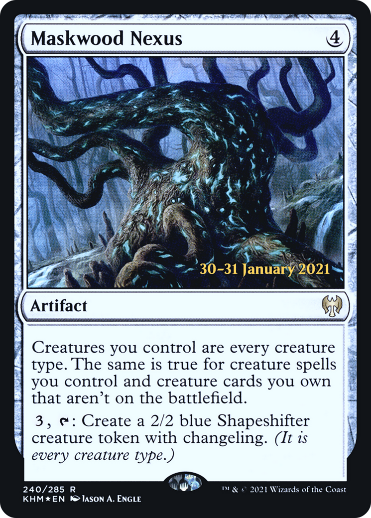 Image of Maskwood Nexus (PRE-240S) - Kaldheim Promos Foil