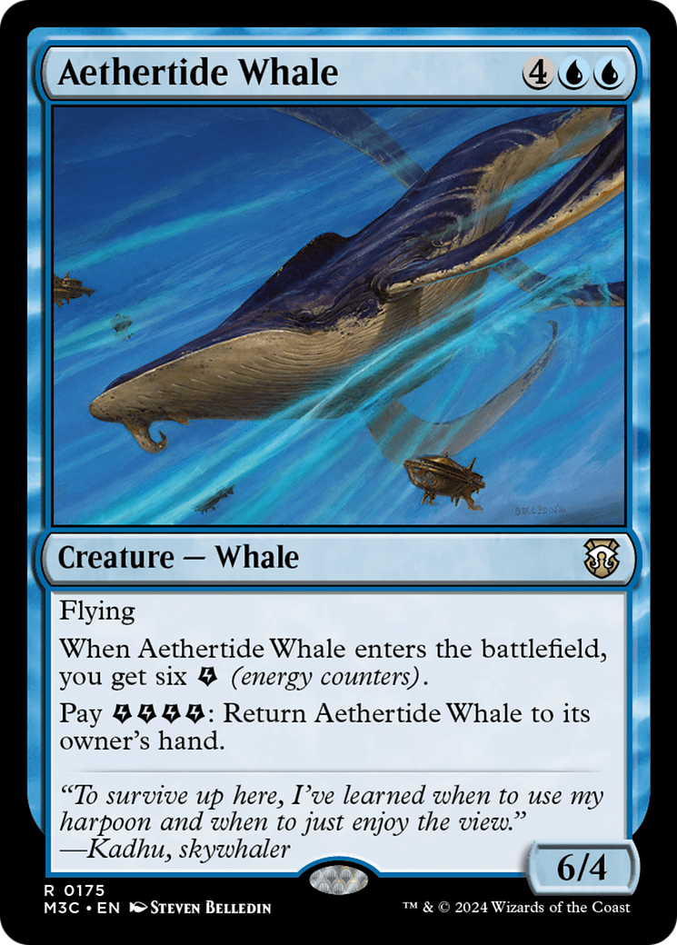 Image of Aethertide Whale (M3C-175) - Modern Horizons 3 Commander