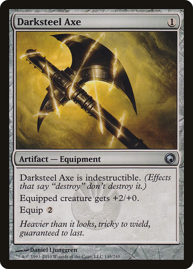 Image of Darksteel Axe (SOM-149) - Scars of Mirrodin