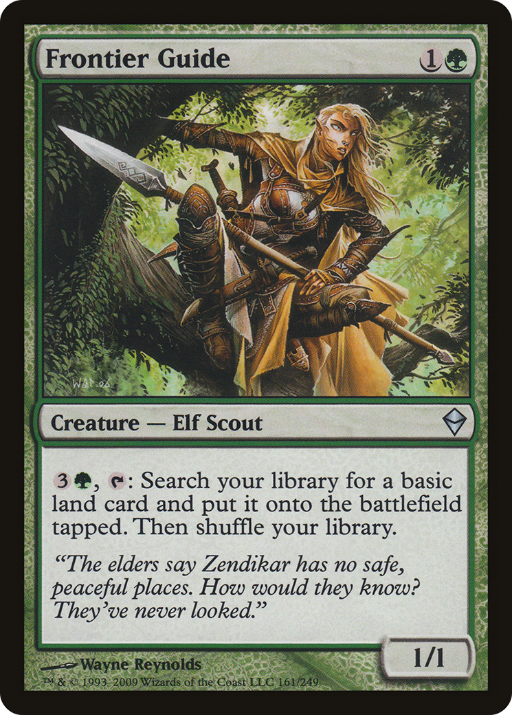 Image of Frontier Guide (ZEN-161) - Zendikar Foil
