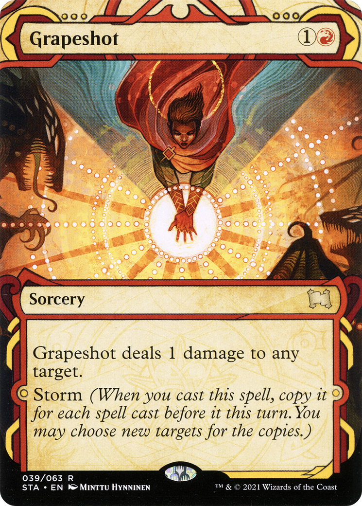 Image of Grapeshot (STA-039) - Strixhaven Mystical Archive: (Showcase) (Borderless)