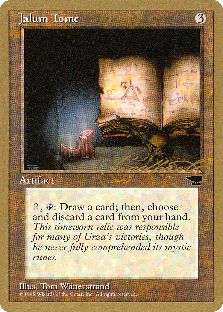 Image of Jalum Tome - 1996 Leon Lindback (CHR) (WCD-) - Pro Tour Collector Set