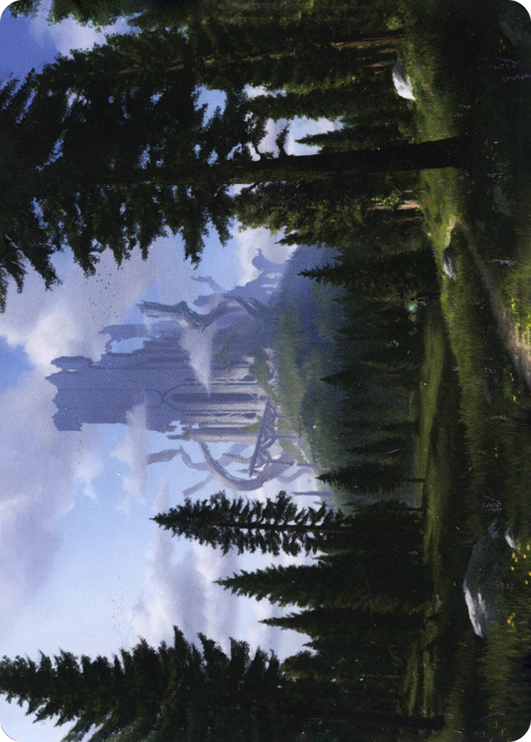 Image of Forest // Forest (AAFR-061) - Adventures in the Forgotten Realms Art Series (Borderless) Foil