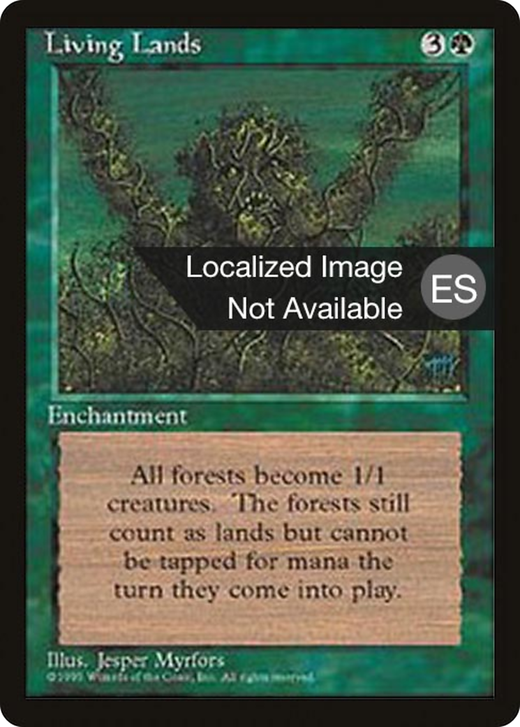 Image of Living Lands (4BB-) - Fourth Edition Foreign Black Border