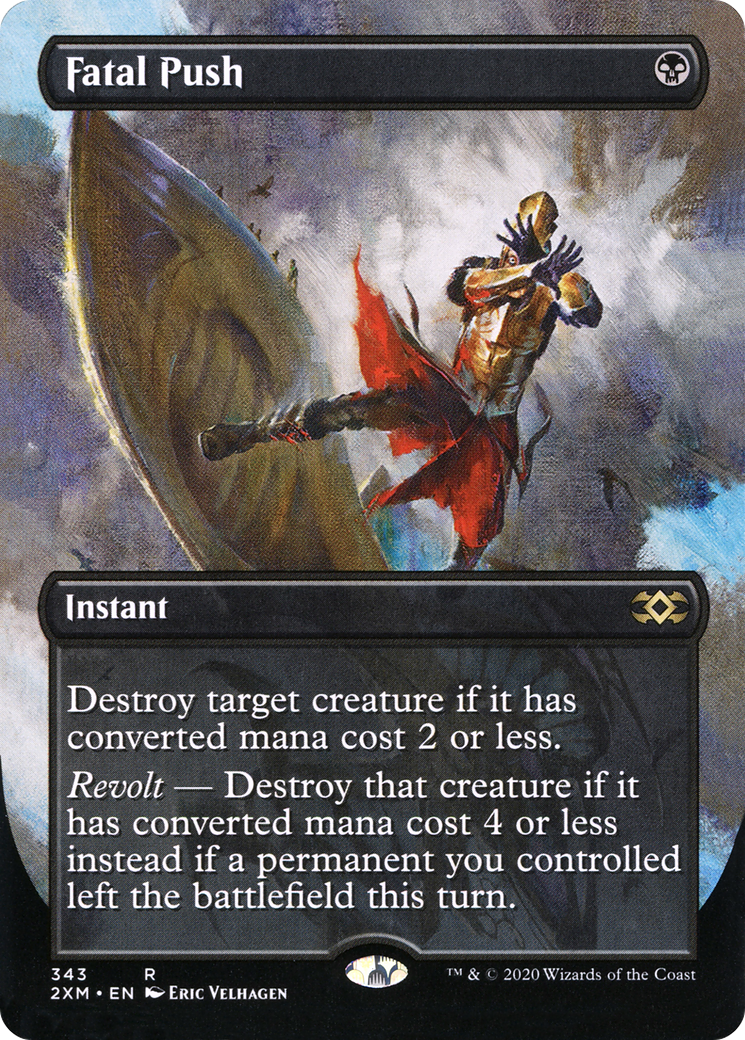 Image of Fatal Push (Borderless) (2XM-343) - Double Masters (Borderless) Foil