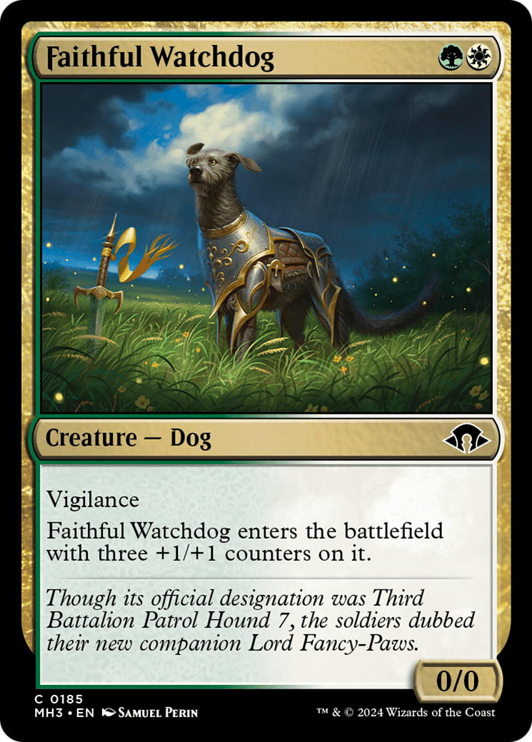 Image of Faithful Watchdog (MH3-185) - Modern Horizons 3 Foil