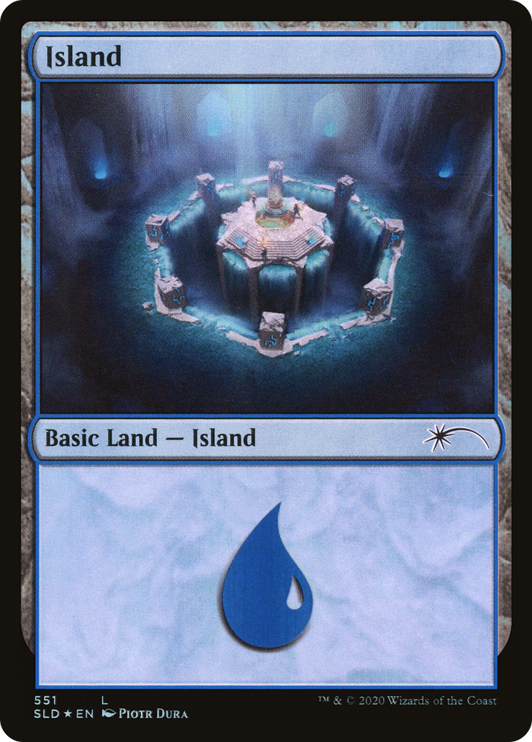 Image of Island (551) (SLD-551) - Secret Lair Drop Foil