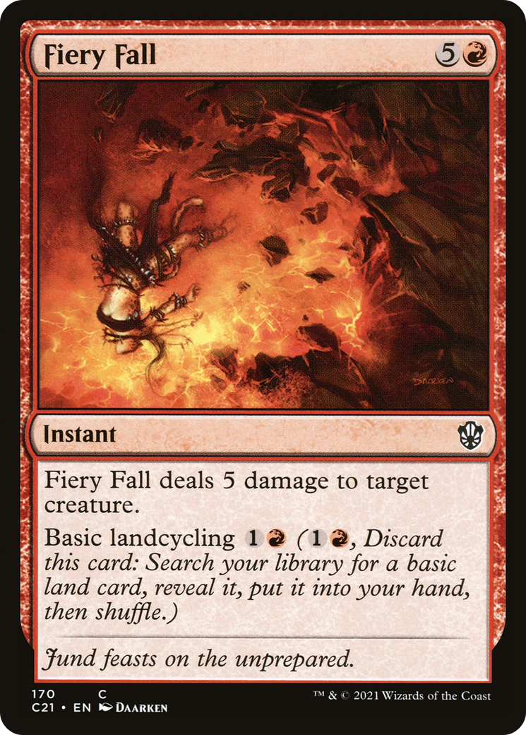 Image of Fiery Fall (C21-170) - Commander 2021