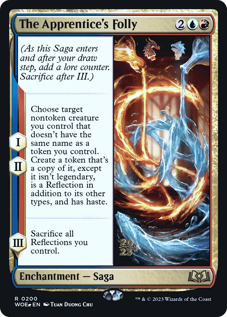 Image of The Apprentice's Folly (PRE-200) - Wilds of Eldraine Promos Foil
