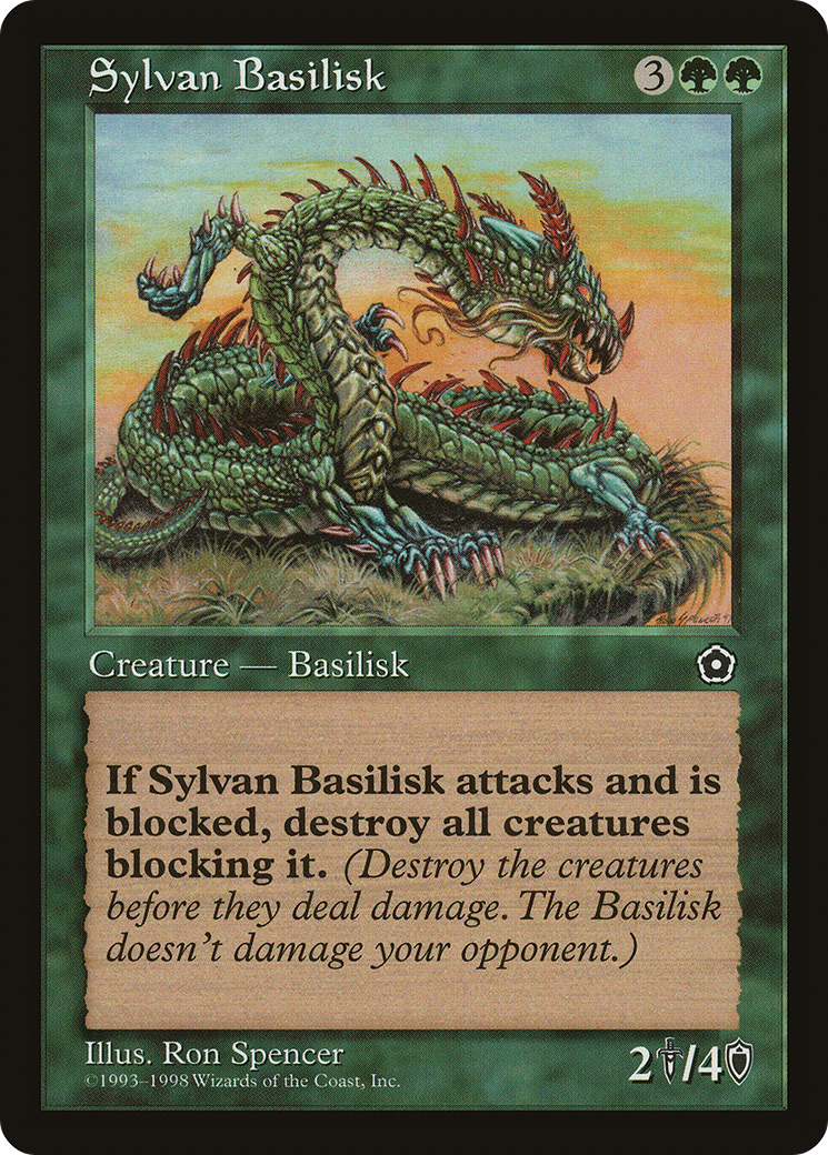 Image of Sylvan Basilisk (P02-146) - Portal Second Age