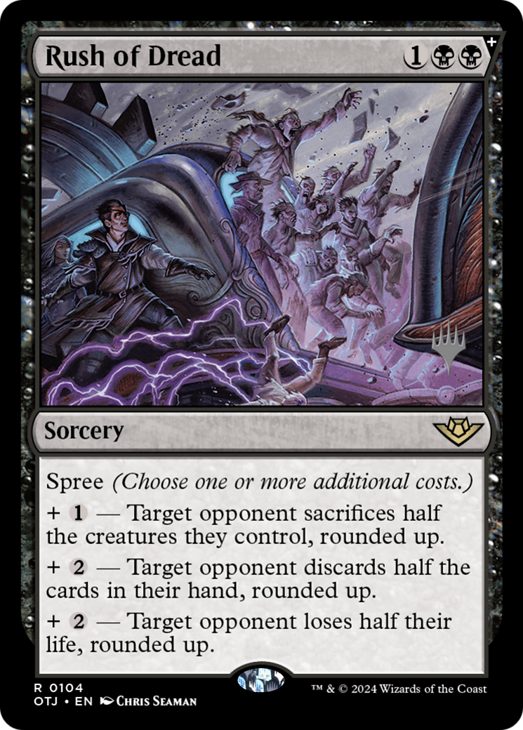 Image of Rush of Dread (PPOTJ-104) - Outlaws of Thunder Junction Promos
