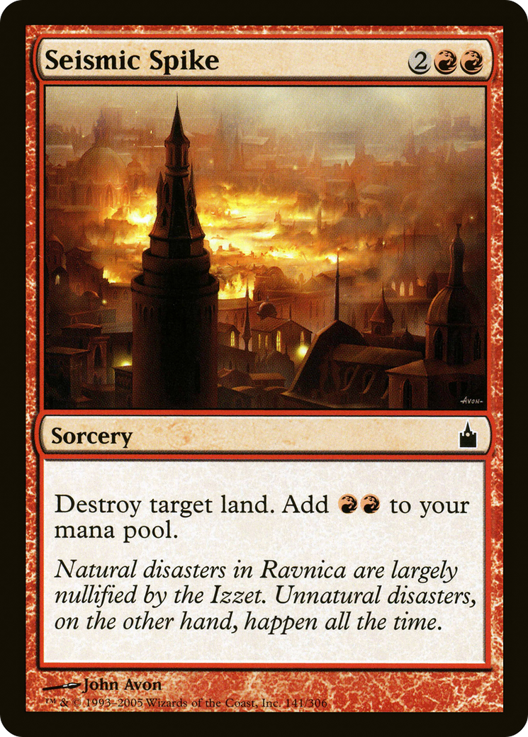 Image of Seismic Spike (RAV-141) - Ravnica: City of Guilds