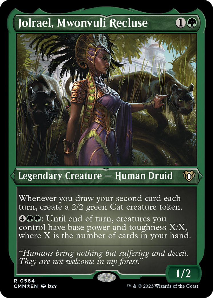 Image of Jolrael, Mwonvuli Recluse (CMM-564) - Commander Masters Etched Foil