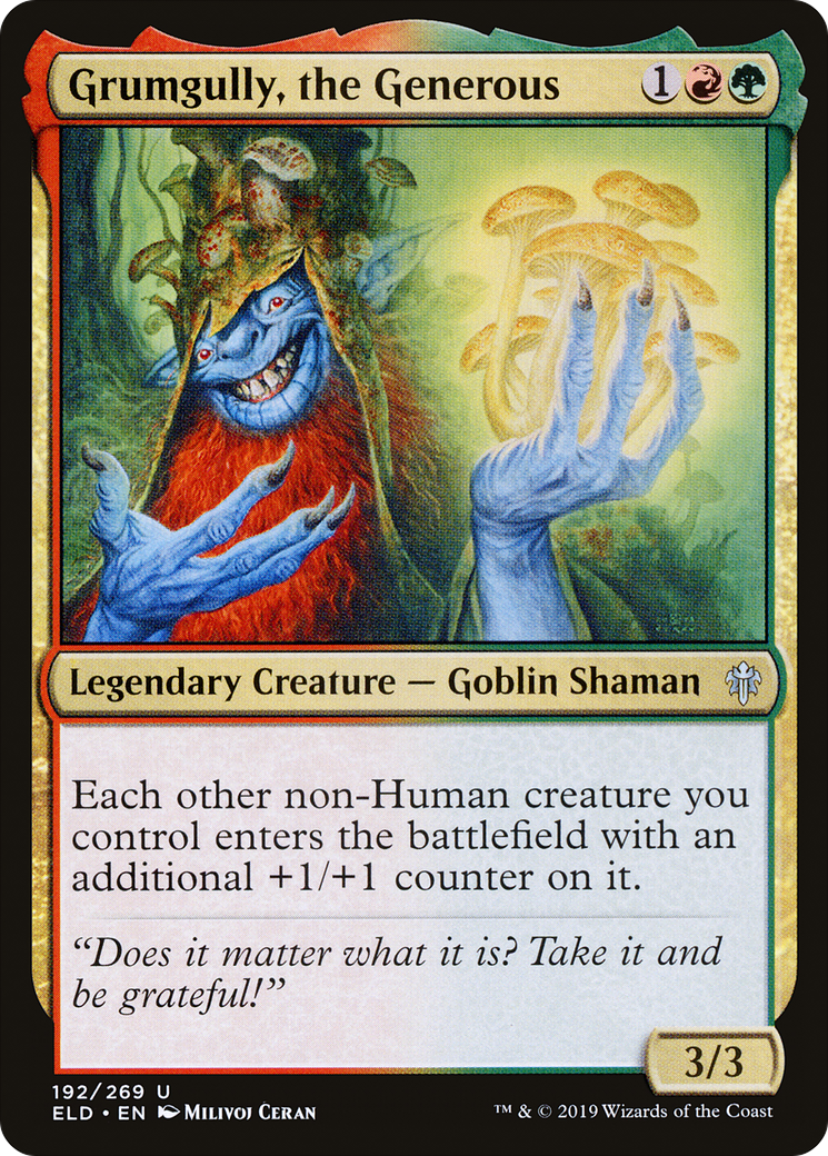 Image of Grumgully, the Generous (ELD-192) - Throne of Eldraine Foil